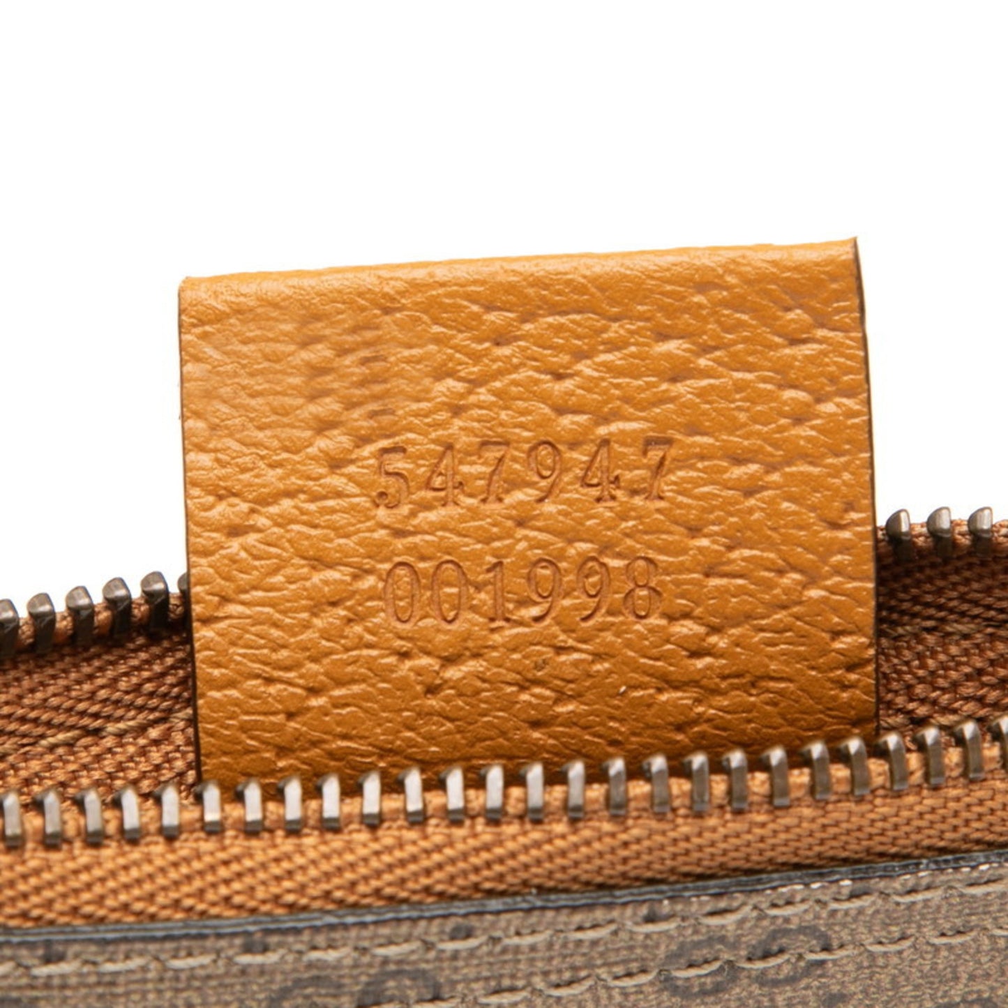 Gucci X Disney Collaboration Gg Supreme Accessory Pouch 547947 Beige Leather