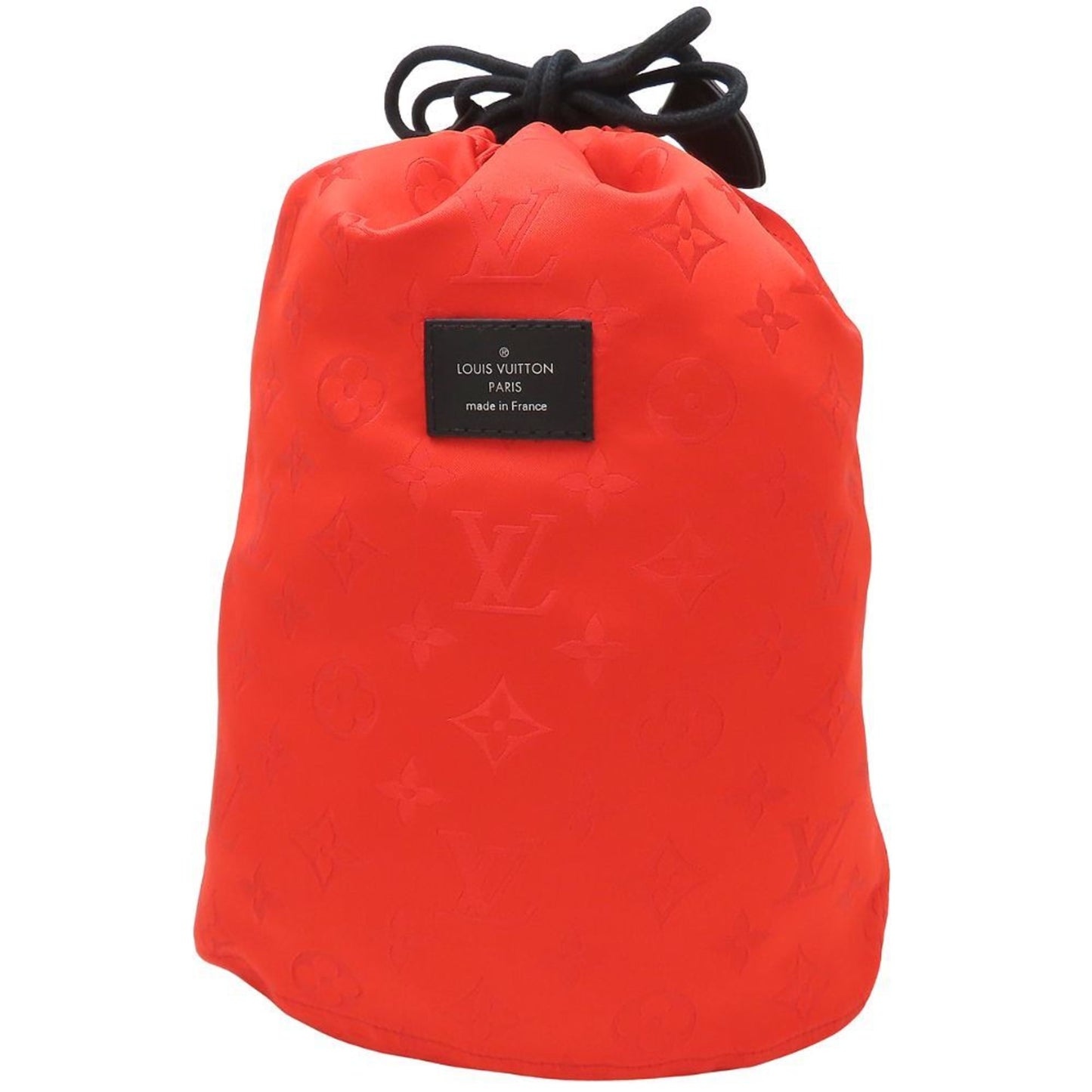 Louis Vuitton Louis Vuitton Monogram Lace Bucket Pm M20352 Tote Bag Patent Calf Black Red 352541