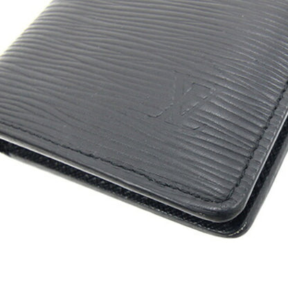 Louis Vuitton Bi-Fold Long Wallet Epi Portefeuille Brazza M60622 Noir Black
