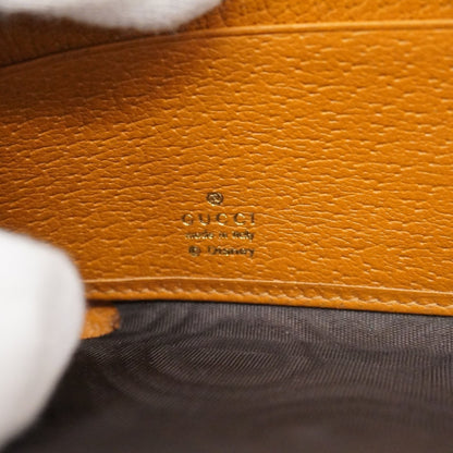 Gucci Micro Guccissima Mickey Mouse Collaboration Long Wallet 602532 Brown