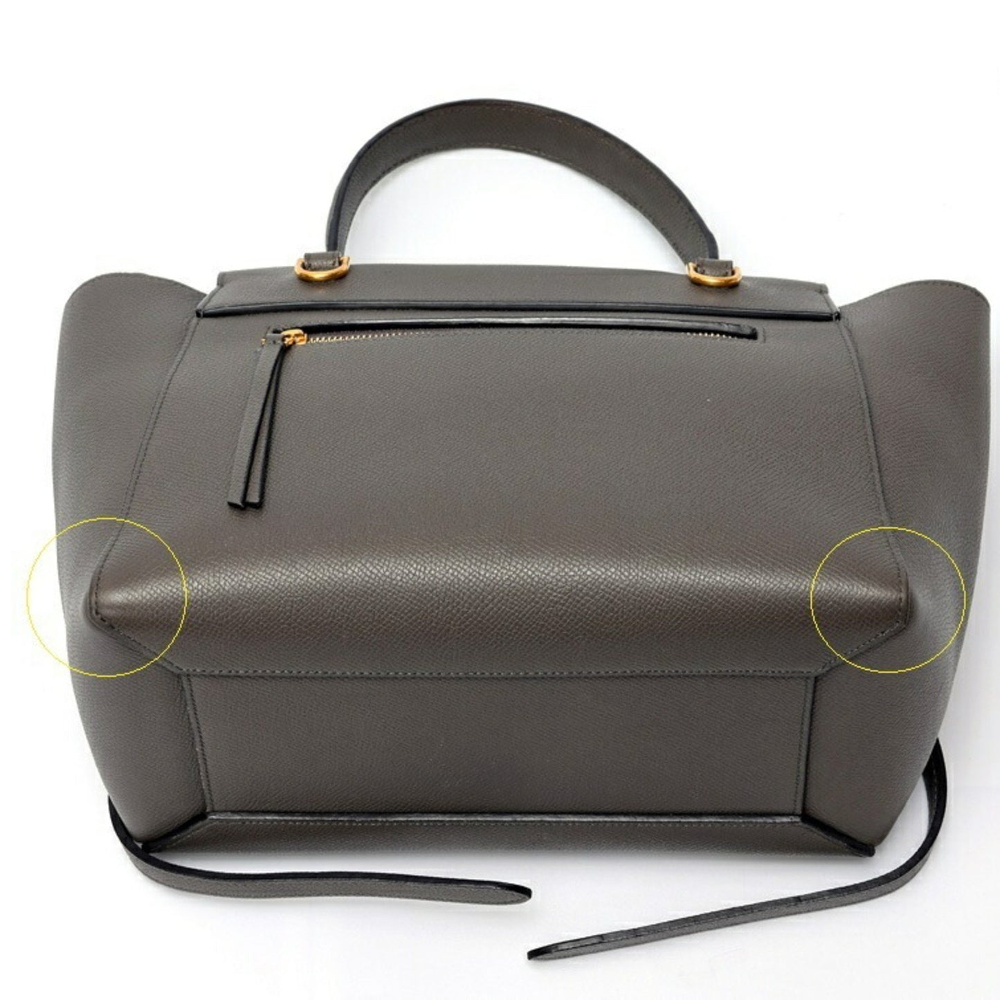 Celine Belt Bag Micro 189153Zva.10Dc 18015 Grained Calfskin Grey S-158435