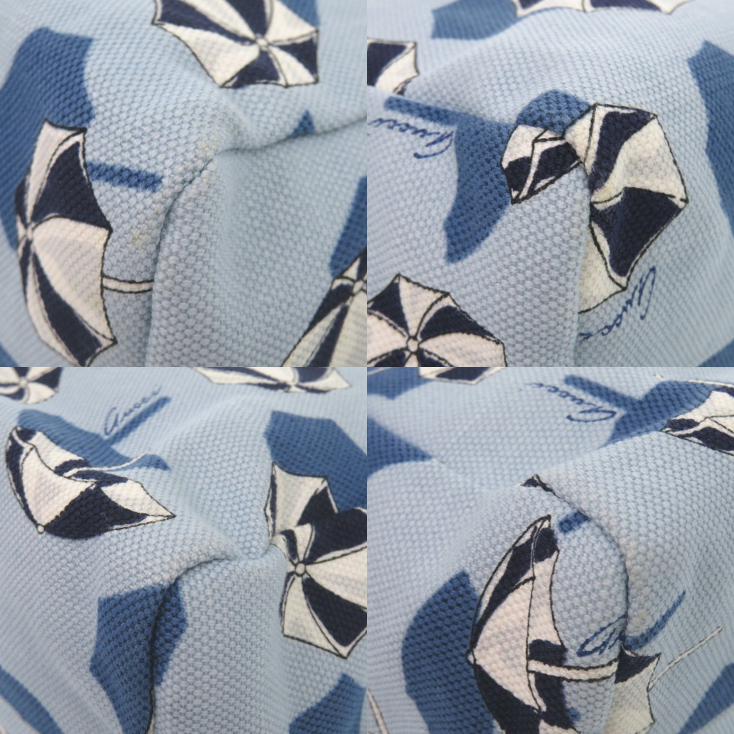 Gucci Children'S 284721 Canvas Blue Tote Bag