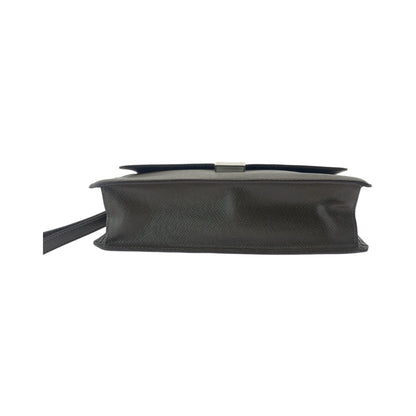 Louis Vuitton Taiga Selenga Brown Silver Hardware M30786 Second Bag Clutch