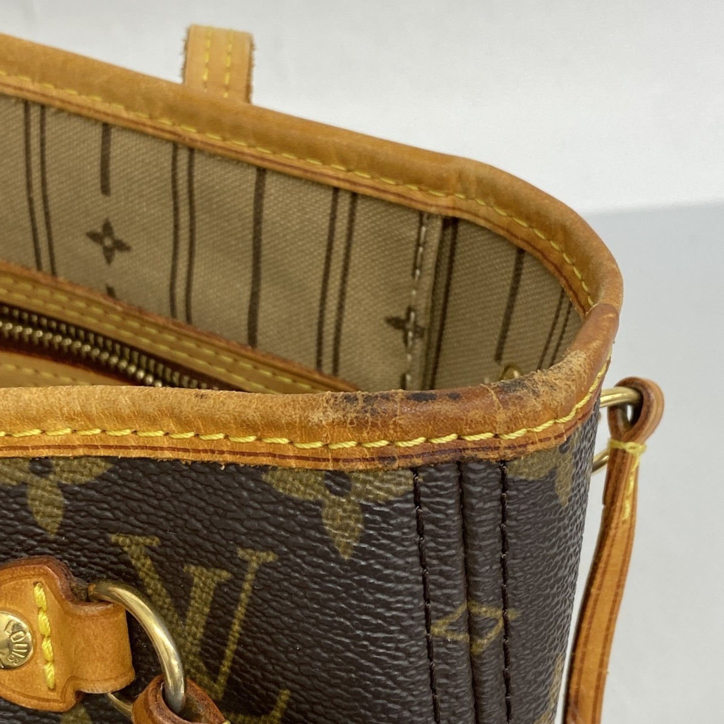 Louis Vuitton Monogram Neverfull Pm Tote Bag M40155 Brown