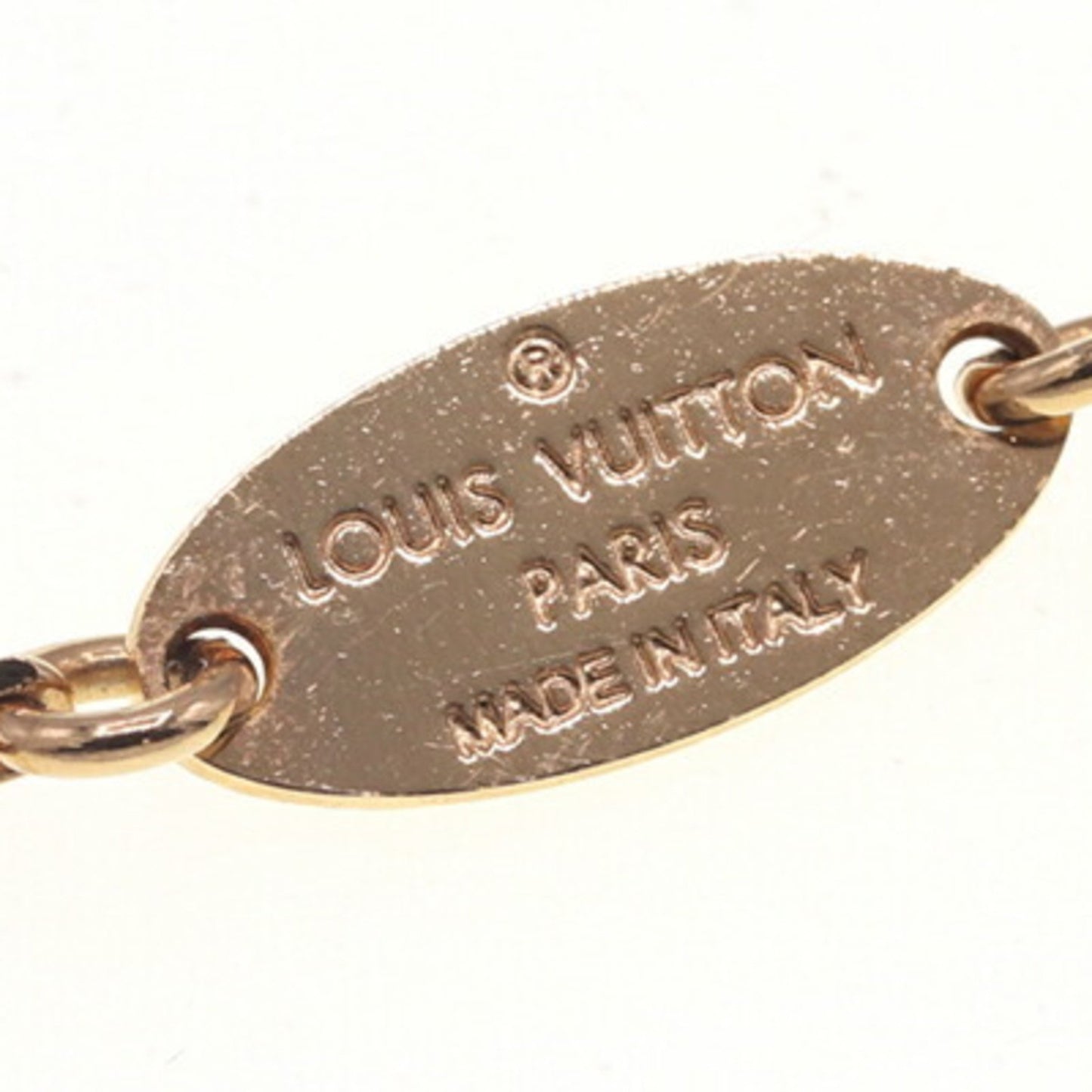 Louis Vuitton Necklace Essential V Mp1465 Gold Metal Pendant Long