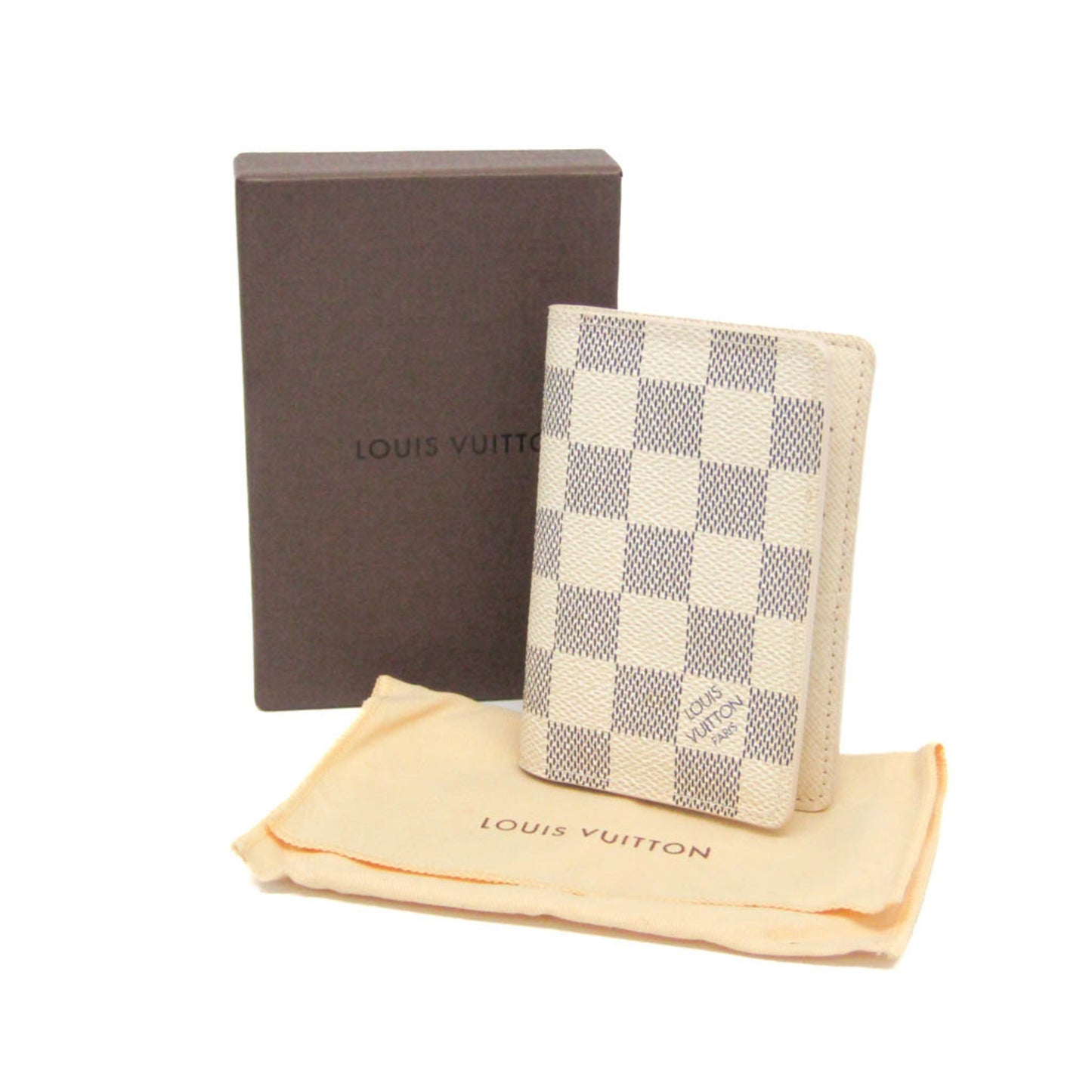 Louis Vuitton Damier Azur Organizer De Poche N61727 Damier Azur Card Case Azur