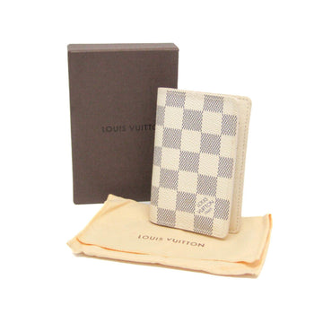 Louis Vuitton Damier Azur Organizer De Poche N61727 Damier Azur Card Case Azur