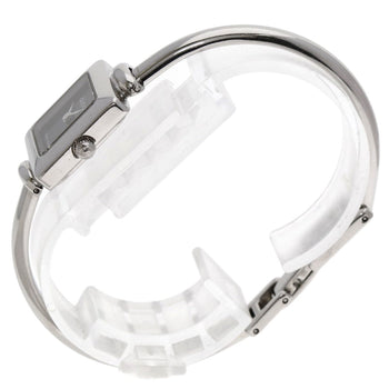 Gucci 1900L Square Face Bangle Watch In Stainless Steel/Ss