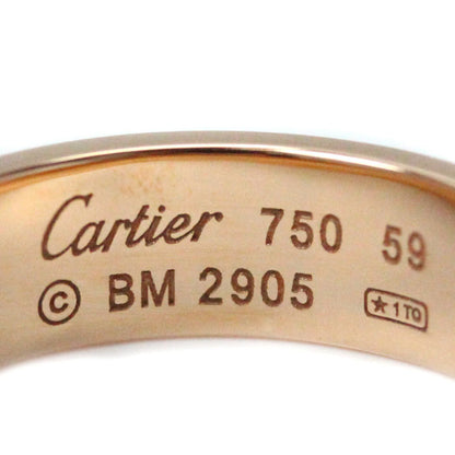 Cartier K18Pg Pink Gold Love Ring