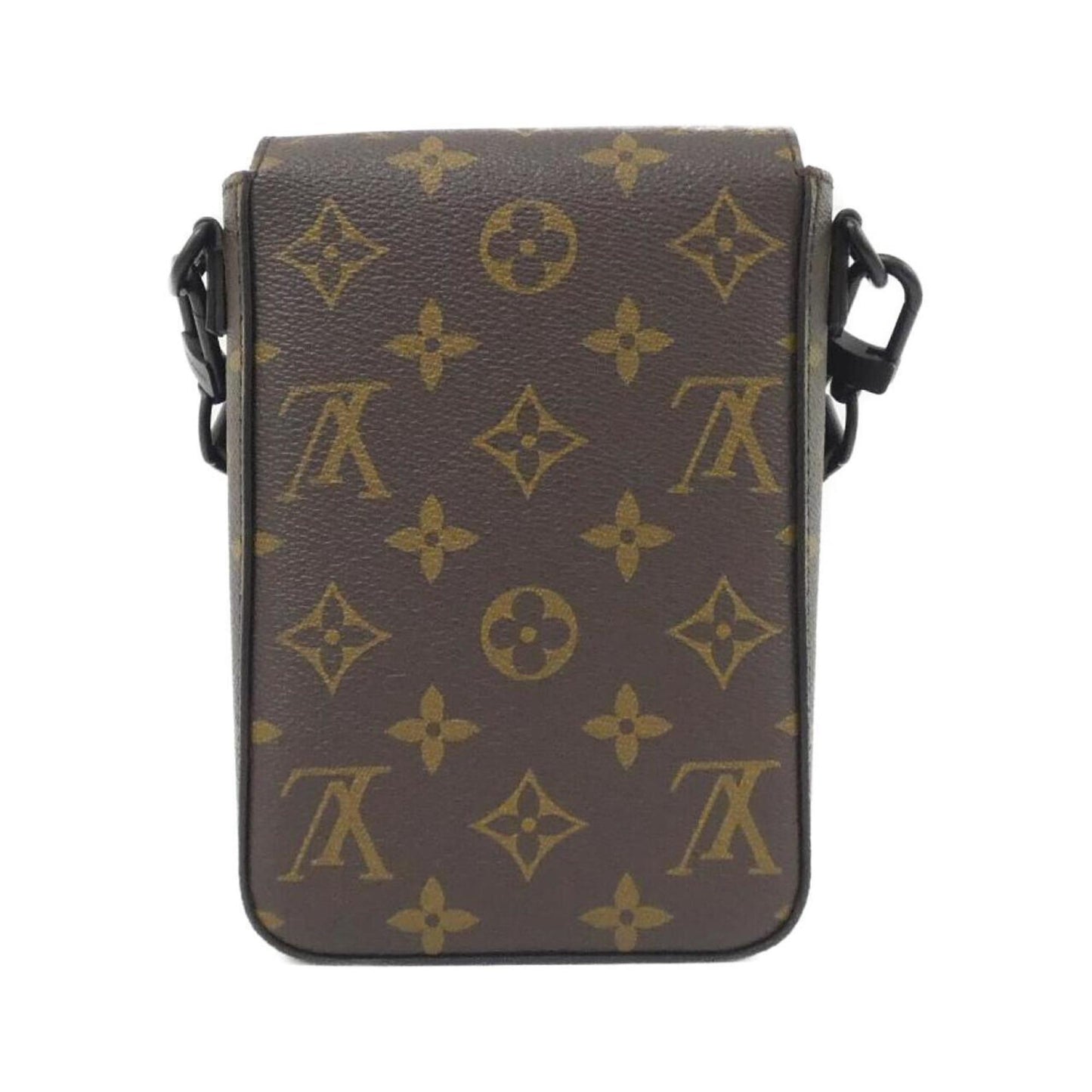 Louis Vuitton Monogram Macassar S-Lock Vertical Wearable Wallet M81522 Shoulder Bag