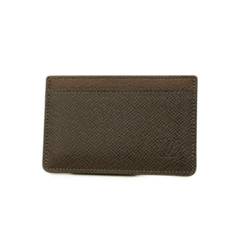 Louis Vuitton Taiga Porte Carte Sample Card Case M30948 Grizzly