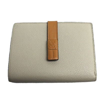 Loewe Vertical Wallet Medium Bi-Fold Beige Light Oat/Honey C660Z41X01