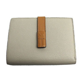 Loewe Vertical Wallet Medium Bi-Fold Beige Light Oat/Honey C660Z41X01