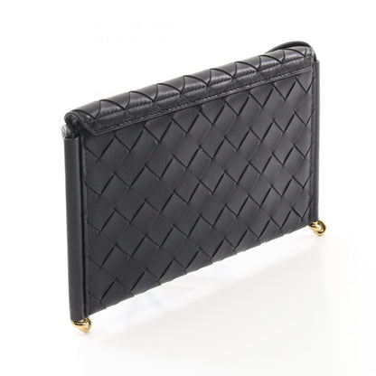Bottega Veneta Intrecciato Phone Pouch Shoulder Bag Leather