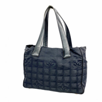 Chanel New Travel Nylon Tote Bag In Black