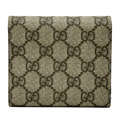Gucci Gg Supreme Interlocking G Bifold Wallet For Women