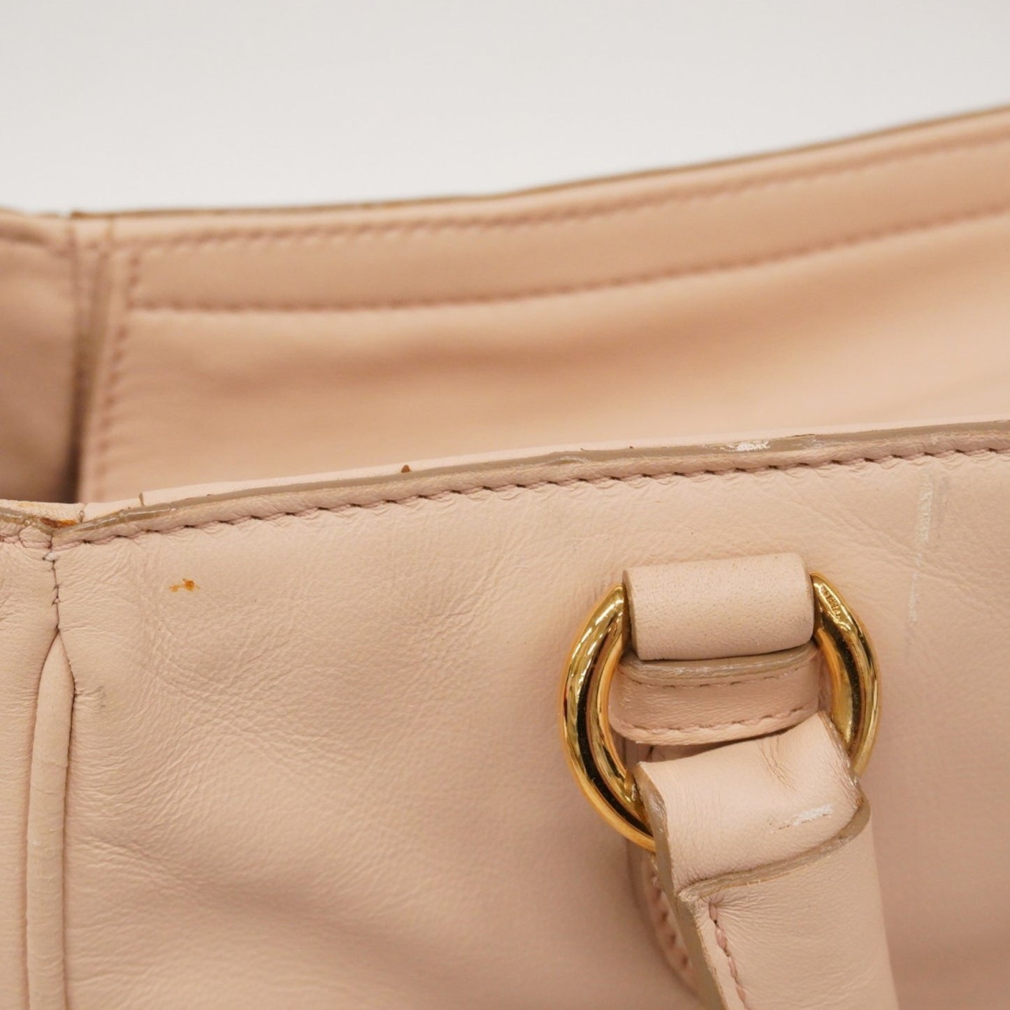 Salvatore Ferragamo Gancini Leather Handbag