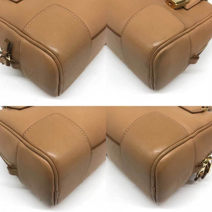 Loewe Amazona 16 Square Bag In Napa Calf Warm Desert Gold A039N21X01