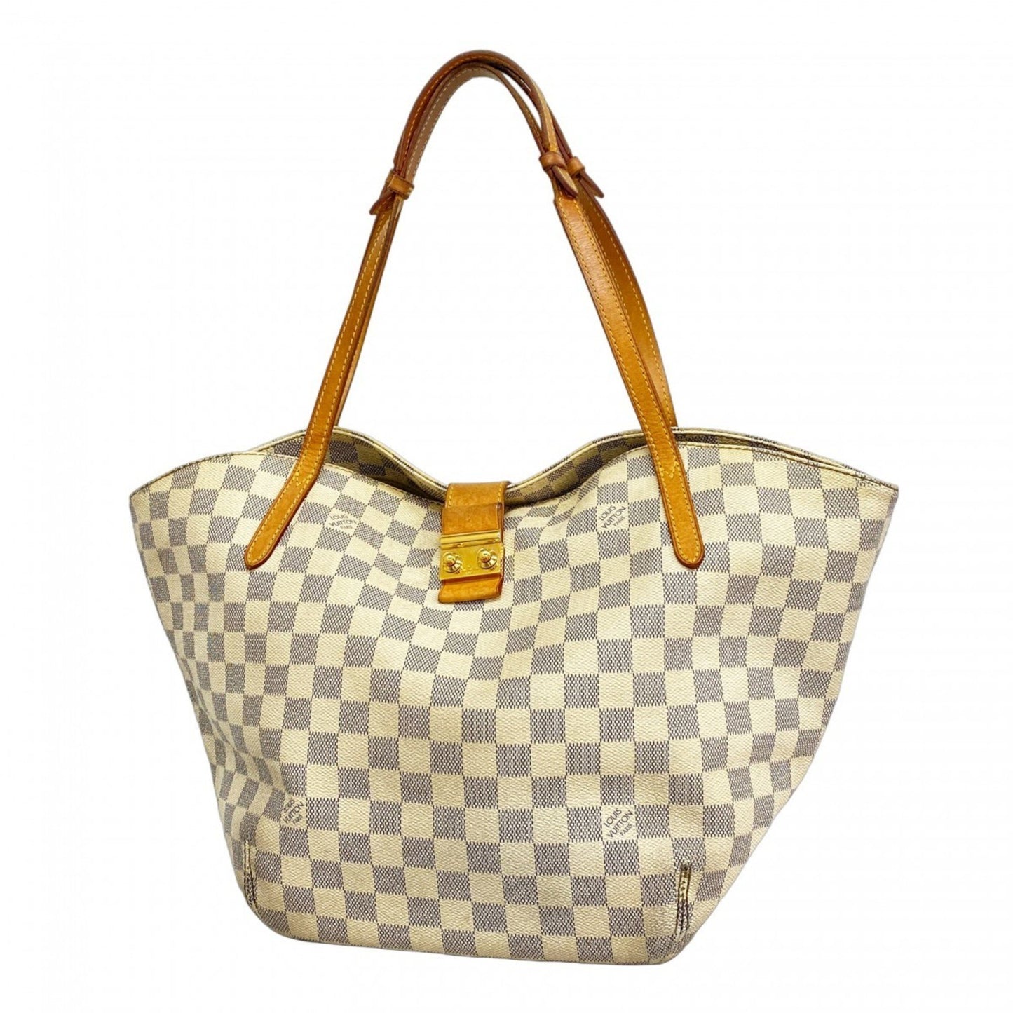 Louis Vuitton Damier Azur Salina Pm Tote Bag N41208 White