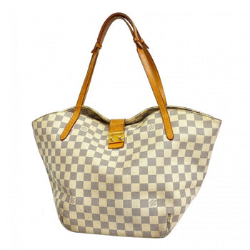 Louis Vuitton Damier Azur Salina Pm Tote Bag N41208 White