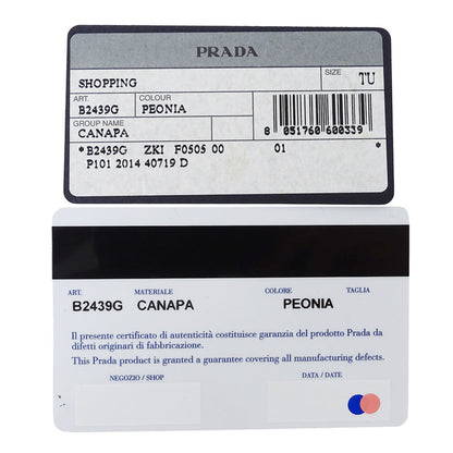 Prada Women'S Canapa Mini Handbag/Shoulder Bag