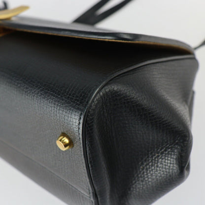 Bottega Veneta Bottega Veneta Angle Angle Palmellato Shoulder Bag 576143 Calf Leather Black Gold