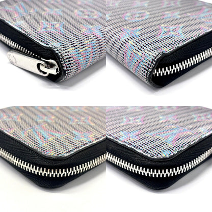 Louis Vuitton Zippy Wallet Monogram Lv Pop Round Long Glitter Cyberpunk Multicolor M68662 Louis
