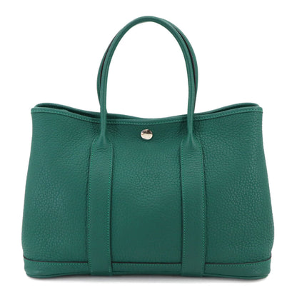 Hermes Herms Garden Party 30 Tpm Tote Bag In Negonda Malachite