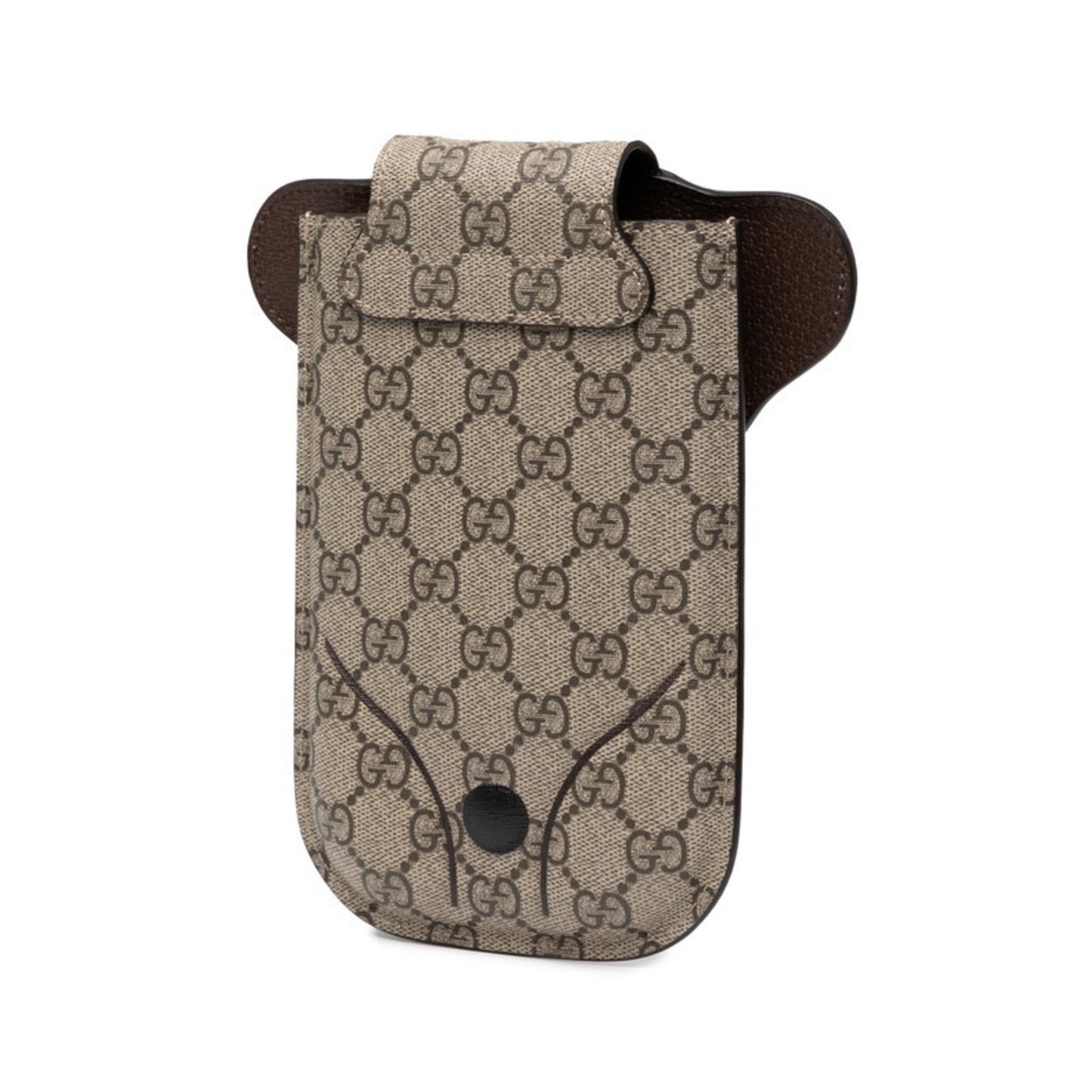 Gucci Gg Supreme Teddy Bear Mini Shoulder Bag (752577) In Beige