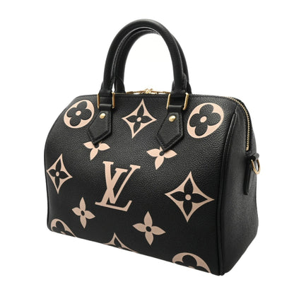 Louis Vuitton Louis Vuitton Monogram Empreinte Speedy 25 Black M58947