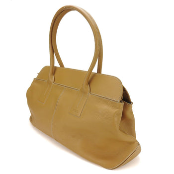Tod'S Tods Tote Bag Leather Beige