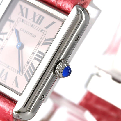 Cartier Tank Solo Sm W5200000 Stainless Steel Quartz Watch