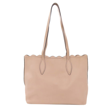 Miu Miu Miu Logo Tote Bag Leather