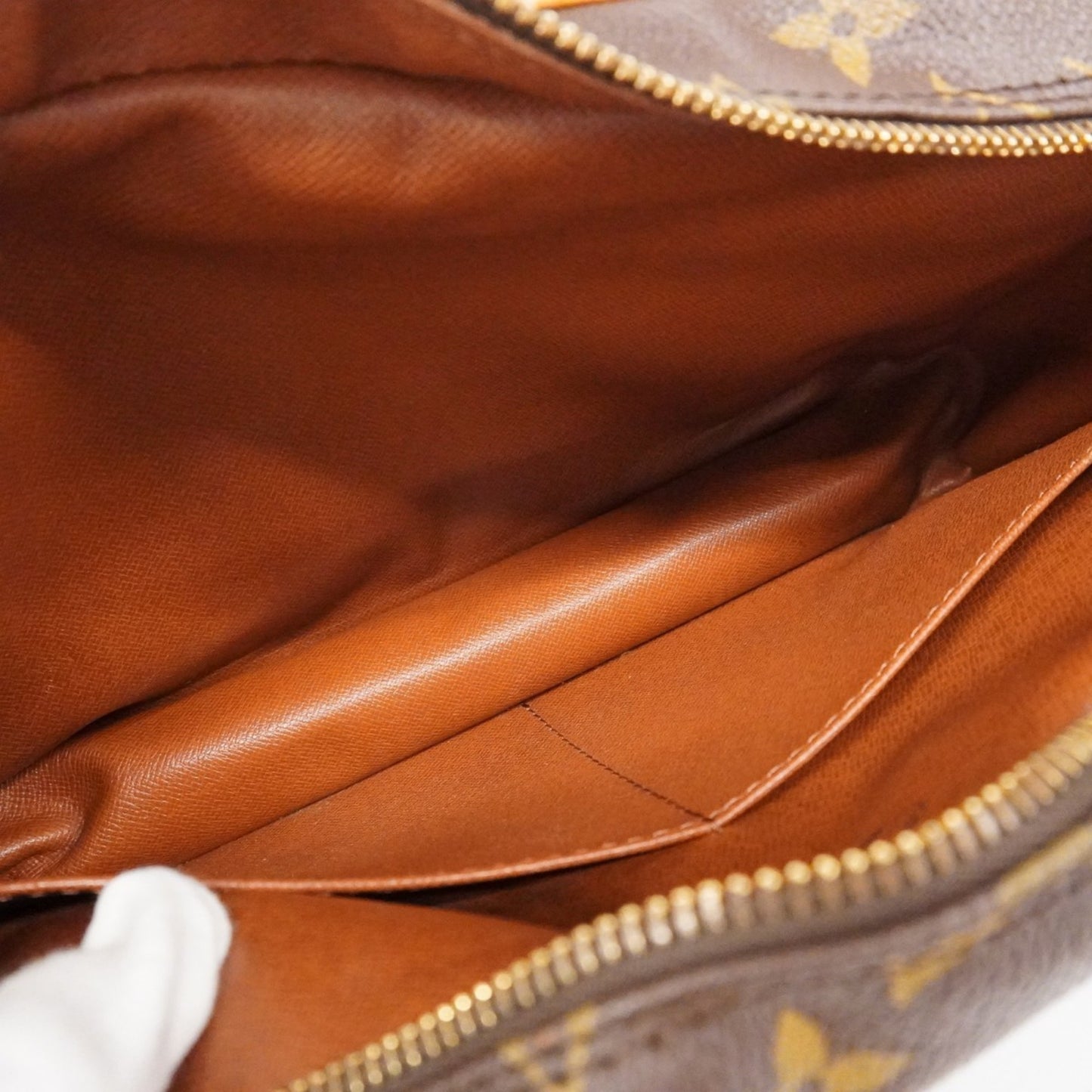 Louis Vuitton Monogram Compigne 28 Clutch Bag M51845 Brown