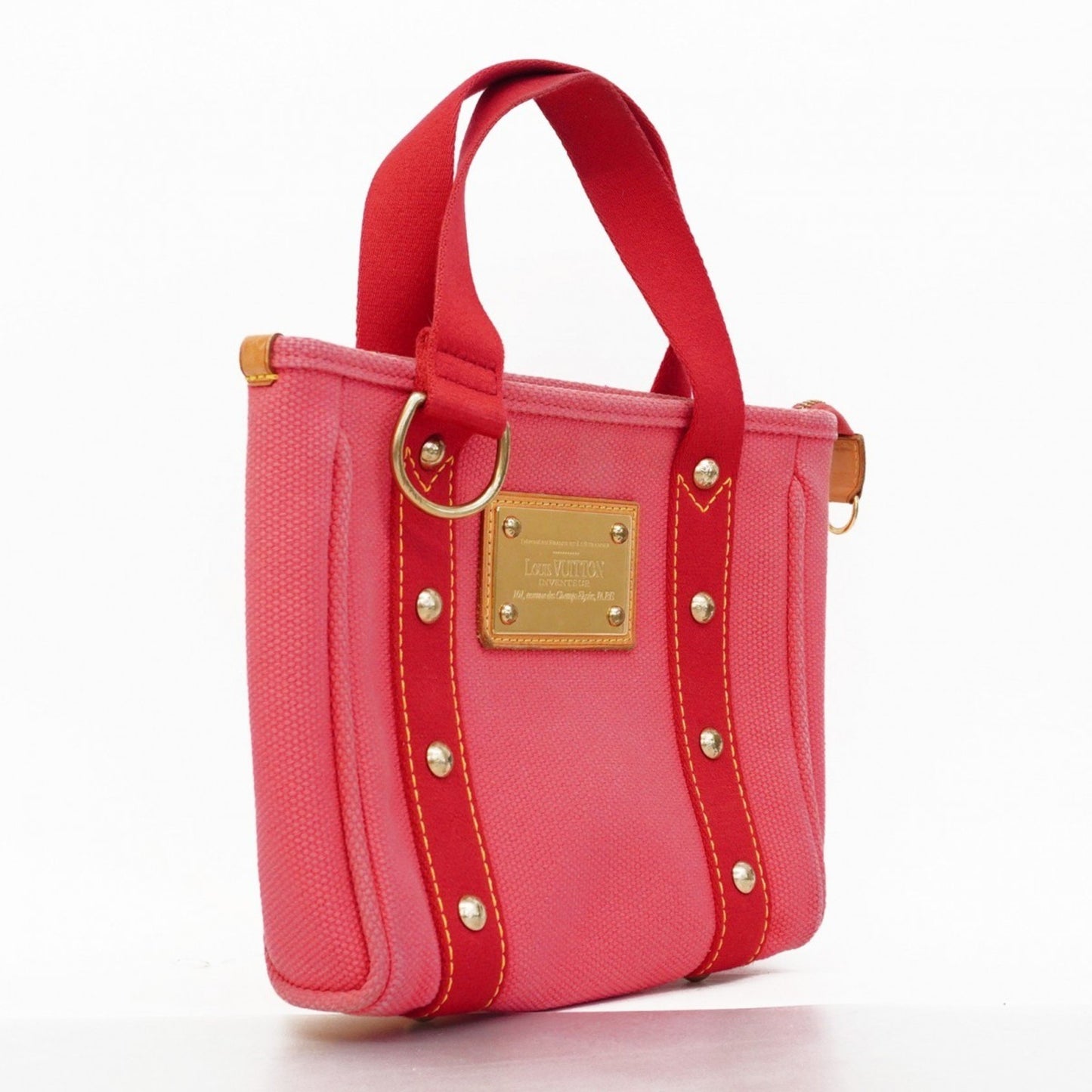 Louis Vuitton Antigua Cabas Pm Handbag M40088 Rose