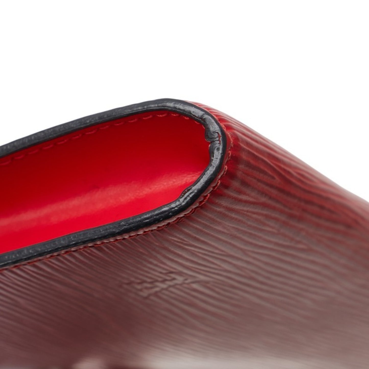 Louis Vuitton Epi Pochette Accessory Pouch Handbag M52947 Castilian Red Leather