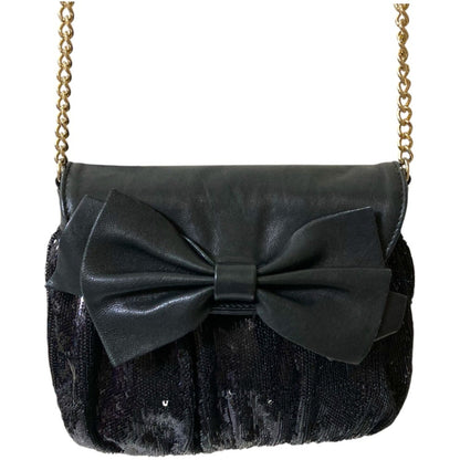 Redvalentino Red Valentino Ribbon Sequin Shoulder Bag