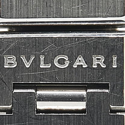 Bvlgari Watch Bb23Ss Quartz Black Dial Stainless Steel