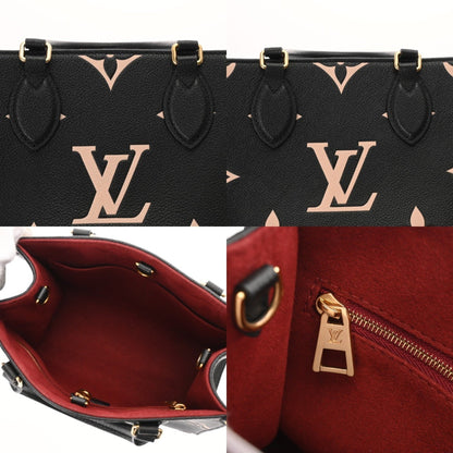 Louis Vuitton Louis Vuitton Monogram Empreinte On The Go Pm 2Way Black/Beige M45659