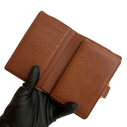 Louis Vuitton Louis Vuitton Portefeuille Viennois Monogram Leather Bifold Wallet Brown 26589