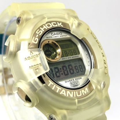 G-Shock Casio Watch Dw-9900Wc-9T Frogman Wccs White Skeleton Titanium Case Double Manta El Gold