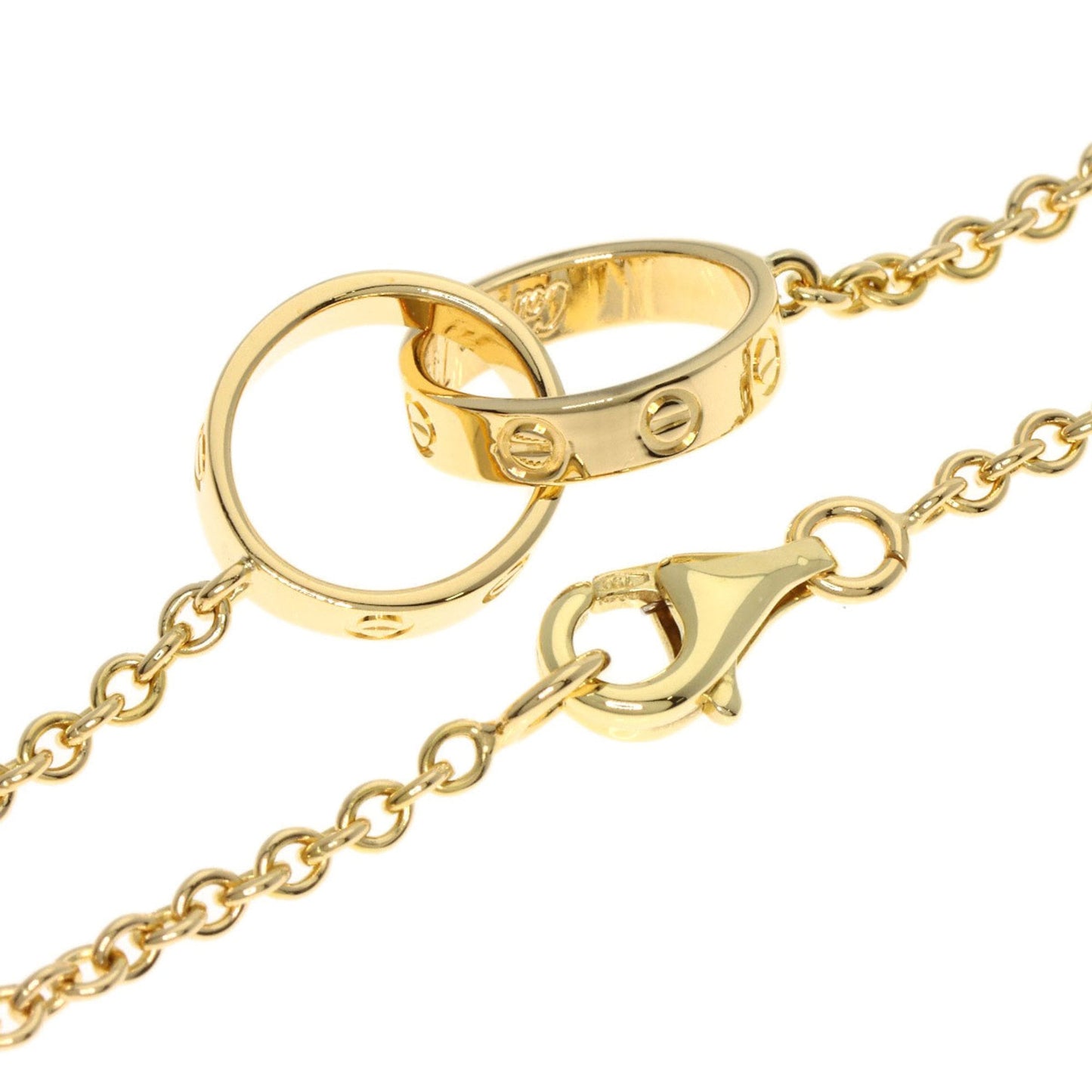 Cartier Baby Love Necklace In 18K Yellow Gold