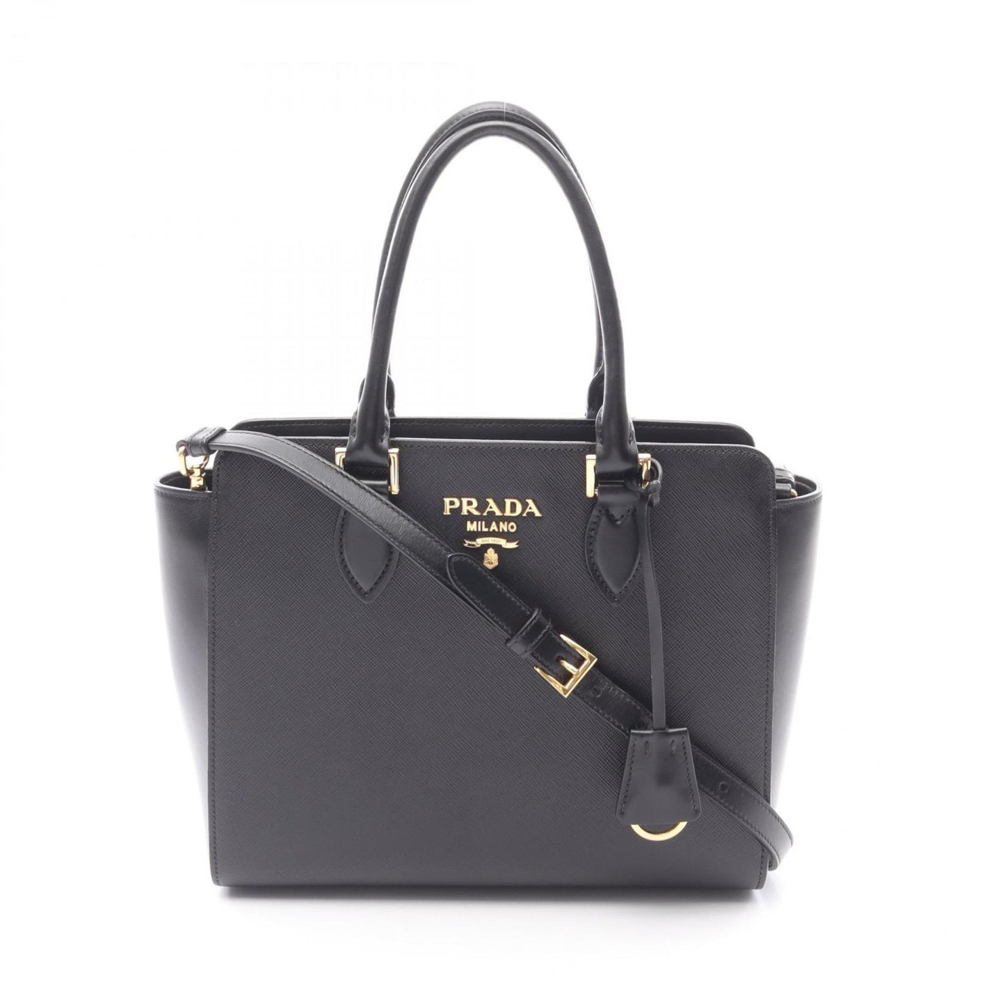 Prada Saffiano + Soft Calf Handbag In Saffiano Leather For Women