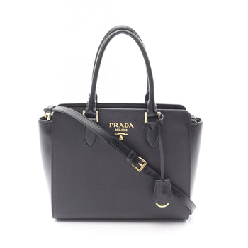 Prada Saffiano + Soft Calf Handbag In Saffiano Leather For Women