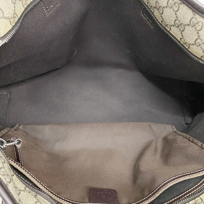 Gucci Gg Supreme Tote Bag 211137 Beige Brown