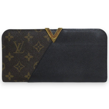 Louis Vuitton Louis Vuitton Portefeuille Kimono Long Wallet M56175 Monogram X Noir