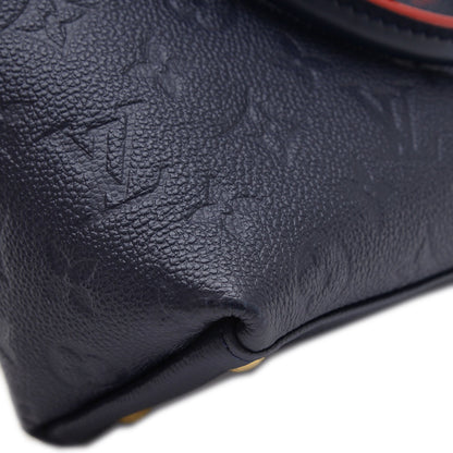 Louis Vuitton Monogram Empreinte V Tote Bb 2Way Bag Shoulder Marine Rouge M44845