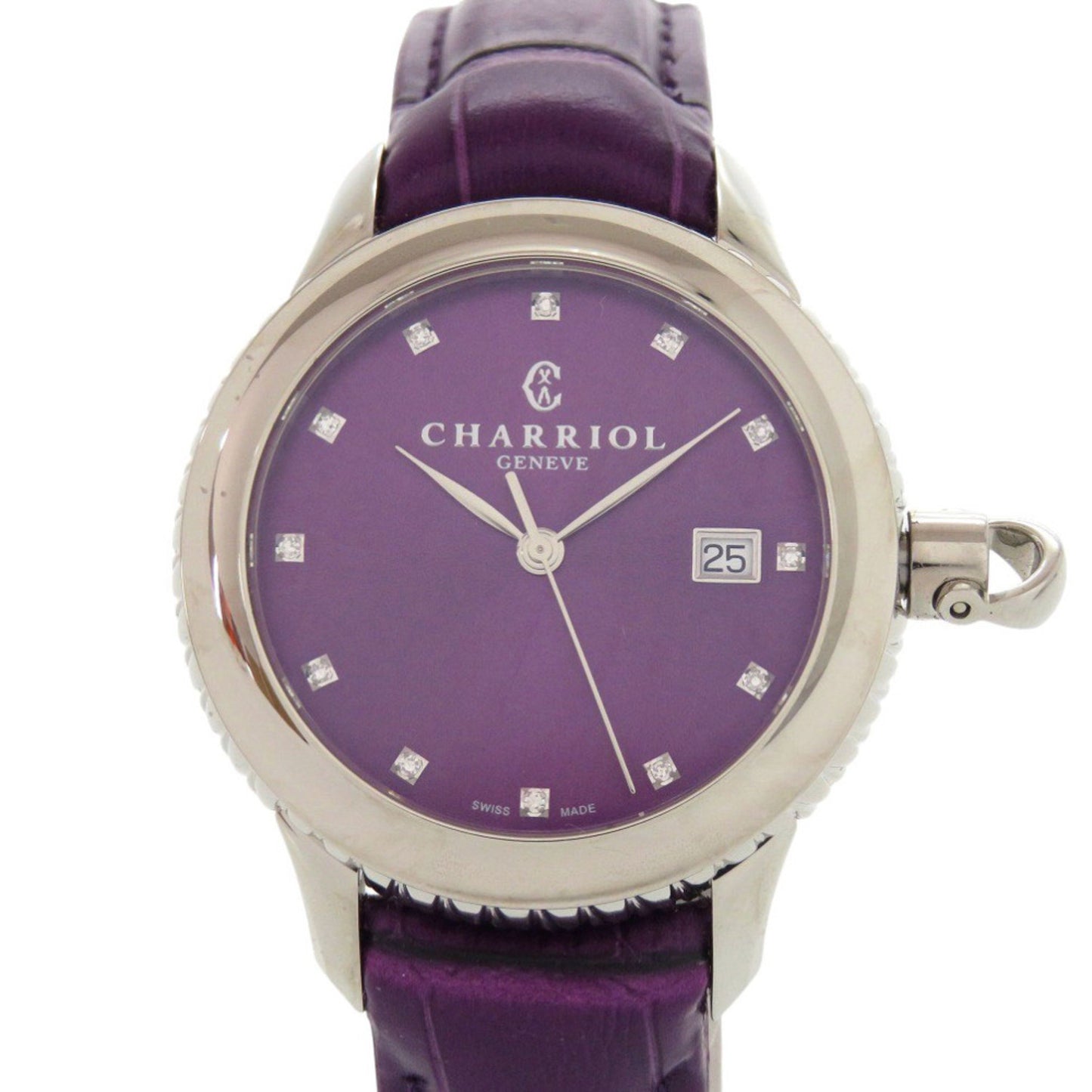 Unused Charriol Columbus 12-Piece Diamond Watch Co36Qs.369.003