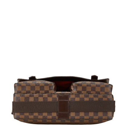 Louis Vuitton Damier Broadway Handbag Shoulder Bag 2Way N42270 Brown Pvc Leather
