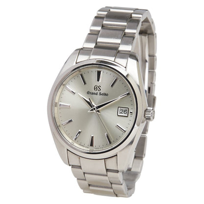 Seiko Grand Heritage Collection Watch 9F85-0Ac0 Quartz Silver Dial Stainless Steel